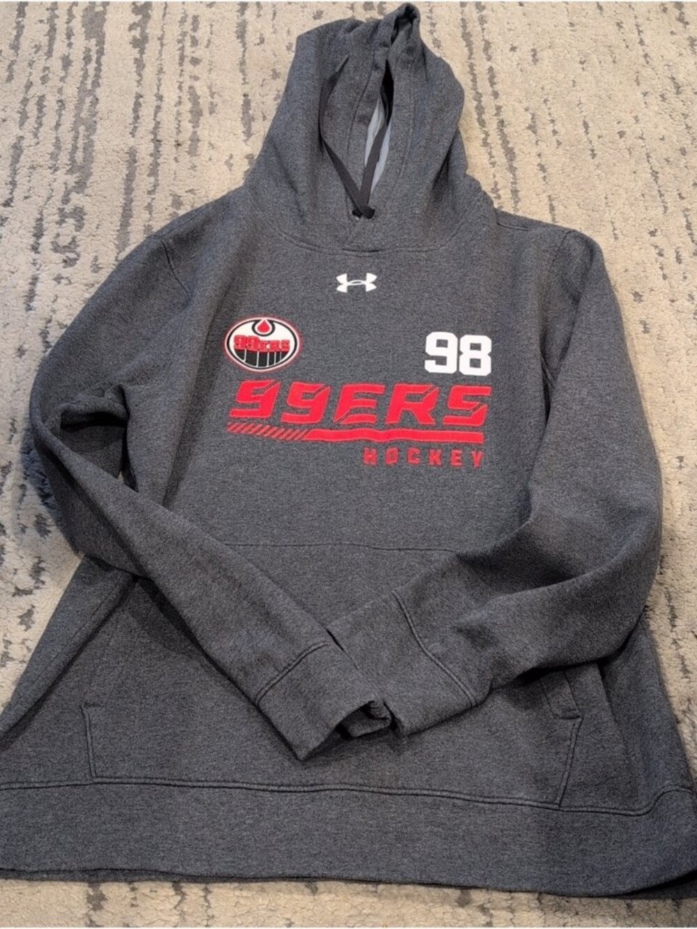 Under Armour Grey 99ers Hockey Hoodie